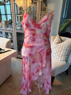 Bardot chiffon dress